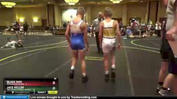 91 lbs Round 2 (4 Team) - Blake Rife, MO Outlaws Black vs Jace Keller, The Untouchables Purple