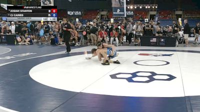 132 lbs Quarters - Josiah Stanton, Indiana vs CJ Caines, Pennsylvania