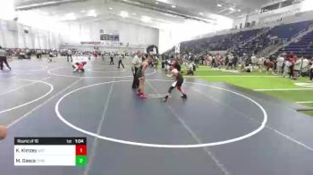 116 lbs Round Of 16 - Kaden Kimzey, Victory Wrestling vs Maxximus Gasca, Threshold WC