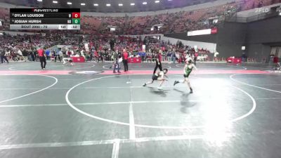 70 lbs 5th Place Match - Dylan Louison, Monona Grove/McFarland Wrestling Club vs Josiah Hursh, N8