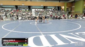 120 lbs Quarterfinals (8 Team) - Spencer McClelland, SALINA vs Gerald Harris III, CASCIA HALL