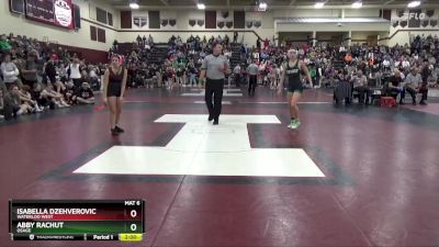 125 lbs Round 1 - Isabella Dzehverovic, Waterloo West vs Abby Rachut, Osage