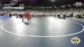 G5A-235 lbs Champ. Round 1 - Meychelle Heisse, STILWELL (Girls) vs Mya Padilla, COMANCHE (Girls)