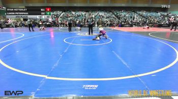 60 lbs 5th Place - Ryan Hetterley, Walla Walla Wrestling vs Laken Peterpaul, Chickasha Wrestling