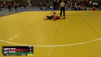 100 lbs 5th Place Match - Luke Johnson, ANML vs Landyn Melby, Pierz