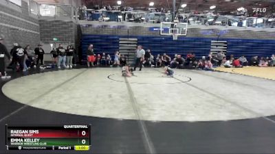 75/HWT Quarterfinal - Emma Kelley, Warrior Wrestling Club vs Raegan Sims, Internal Quest