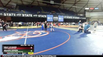 92 lbs Cons. Round 2 - Sally Jo Baker, Forks Wrestling Club vs Brianna Hansen, Takedown Express Wrestling Club
