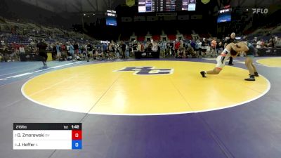 215 lbs Cons 8 #2 - Danny Zmorowski, OH vs Josh Hoffer, IL