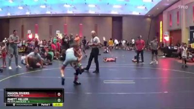 61 lbs Finals (8 Team) - Mason Divers, Alpha Elite vs Rhett Miller, MO Outlaws Black