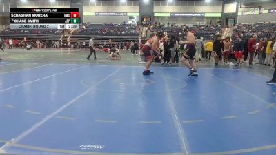 285 lbs Champ. Round 2 - Sebastian Morera, Gladiator Wrestling Club vs Chase Smith, Apprentice School