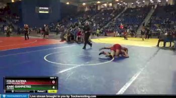 120 lbs Quarterfinal - Colin Kacena, Lake Highland Prep vs Gabe Giampietro, Smyrna