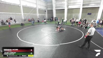 160 lbs Cons. Round 5 - Brendon Jacobs, Team Prestige vs Jacen Cowley, Carbon Wrestling