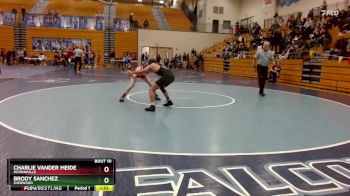 126 lbs Champ. Round 1 - Brody Sanchez, Sherwood vs Charlie Vander Meide, McMinnville