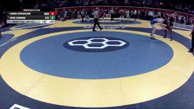 D2-175 lbs Semifinal - Aden Strahler, Warren vs Rod Owens, Alter
