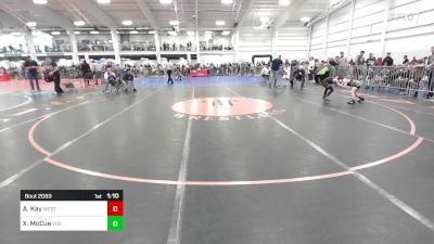 60 lbs Round Of 16 - Alden Kay, Westerly vs Xavier McCue, Vision Quest WC