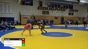 109 lbs Quarterfinal - Jax Vang, Buchanan vs Samuel Sanchez, Esperanza