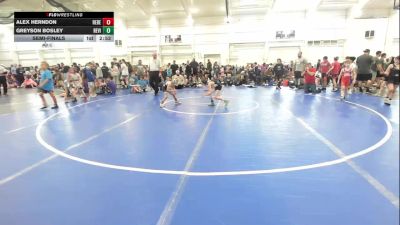 55 lbs Semifinal - Alex Herndon, Rebellion-EL vs Greyson Bosley, Revival Black-EL