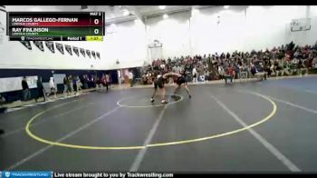 138 lbs Quarterfinal - Ray Finlinson, Lincoln County vs Marcos Gallego-Fernandez, Lincoln County