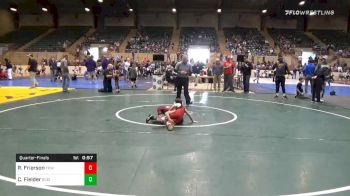 52 lbs Quarterfinal - Riley Frierson, Teknique Wrestling vs Cooper Fielder, Social Circle USA Takedown