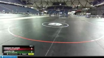 33-36 lbs Quarterfinal - Landon Cox, Warden Elite Wrestling vs Herbert Pflueger, Cashmere Wrestling Club