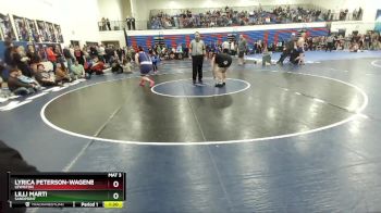 235 lbs Cons. Semi - Lilli Marti, Sandpoint vs Lyrica Peterson-Wagenborg, Lewiston