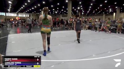 120 lbs Round 3 (6 Team) - Caroline Farris, Feelin Peachy vs Tammy Dang, BRAWL