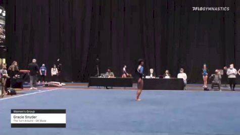 Gracie Snyder - Women's Group, The Turn Around - GK Blaze - 2021 Women's Xcel Region 4 Championships