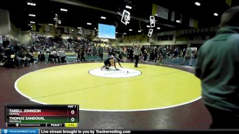 182 lbs Quarterfinal - Thomas Sandoval, Vacaville vs Tarell Johnson, Central