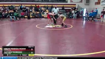 126 lbs Quarterfinal - Matthew Manibusan, Clover Park vs Adelfo Mendoza-McDowell, Washington