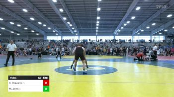 170 lbs Quarterfinal - Kevin Olavaria, FL vs Matthew Jens, IL