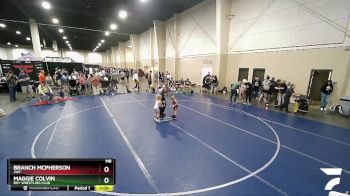 40 lbs Round 4 - Maggie Colvin, Roy Wrestling Club vs Branch McPherson, JWC