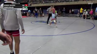 95 lbs Quarterfinal - Dominic Baldino, Clacksburg vs Joseph Miller, Jersey Shore