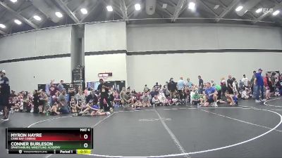 58 lbs Round 2 - Conner Burleson, Spartanburg Wrestling Academy vs Myron Hayre, Cane Bay Cobras