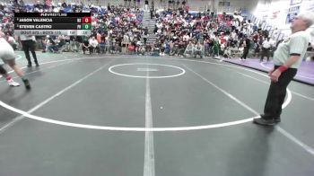 Boys 175 lbs Cons. Semi - Jason Valencia, North Salinas Boys vs Steven Castro, Piedmont Hills Boys