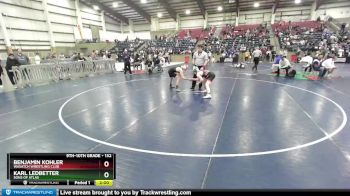 132 lbs Champ. Round 2 - Karl Ledbetter, Sons Of Atlas vs Benjamin Kohler, Wasatch Wrestling Club