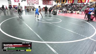 132 lbs Cons. Round 4 - Eli Gatchel-Hernandez, Temescal Canyon vs Jesse Salazar, Covina