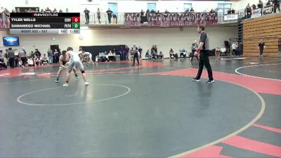 157 lbs 3rd Place Match - Tyler Wells, Century vs Samaniego Michael, Putnam