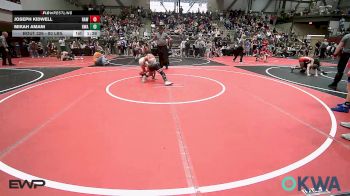 80 lbs Quarterfinal - Joseph Kidwell, Raw Wrestling Club vs Mikah Amani, HURRICANE WRESTLING ACADEMY