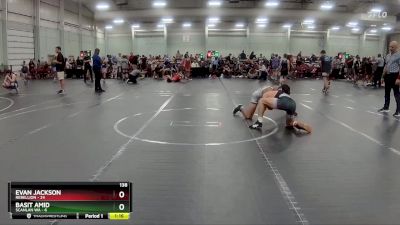 138 lbs Round 2 (8 Team) - Evan Jackson, Rebellion vs Basit Amid, Scanlan WA