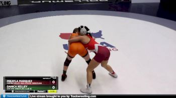 127 lbs Quarterfinal - Mikayla Marquez, Castro Valley HIgh School Wrestling vs Danica Kelley, Live Oak Wrestling Club SC