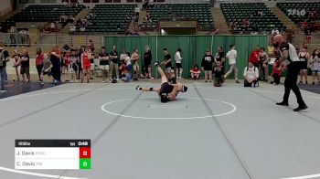 125 lbs Quarterfinal - Jin Davis, Teknique Wrestling vs Chance Davis, 706 Wrestling