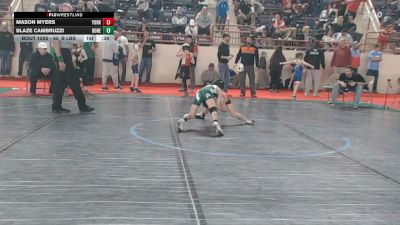 65_B lbs Consi Of 16 #1 - Mason Myers, York Suburban vs Blaze Cambruzzi, Donegal