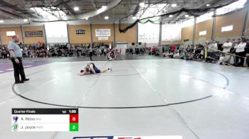 138 lbs Quarterfinal - Asa Reiss, Mt. Anthony vs Joseph Joyce, Ponaganset