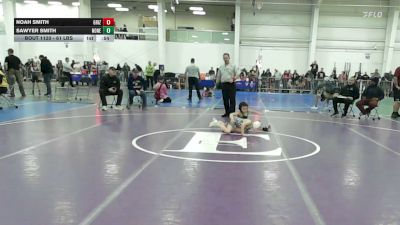 61 lbs Consi Of 16 #1 - Noah Smith, Grizzlies Wr Ac vs Sawyer Smith, None