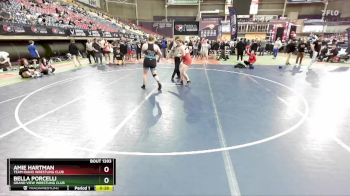 190 lbs 3rd Place Match - Amie Hartman, Team Idaho Wrestling Club vs Bella Porcelli, Grand View Wrestling Club