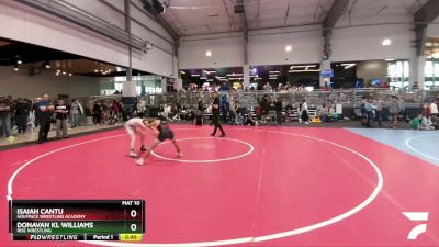 113 lbs 3rd Place Match - Donavan Kl Williams, Rise Wrestling vs Isaiah Cantu, Nolfpack Wrestling Academy