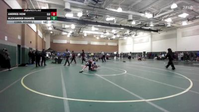 120 lbs Cons. Round 1 - Alexander Duarte, Serrano vs Andres Hom, Glendora