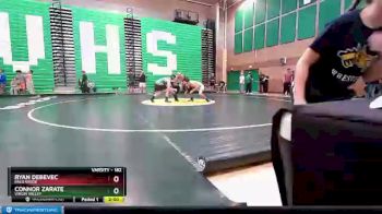 182 lbs Semifinal - Ryan Debevec, Palo Verde vs Connor Zarate, Virgin Valley