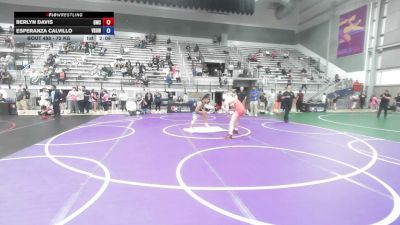 72 kg Cons. Rd Of 32 - Berlyn Davis, Granite Wrestling Club vs Esperanza Calvillo, Victory School Of Wrestling