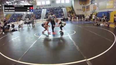 135 lbs Round 5 (6 Team) - Finn Arthur, Black Hive vs Malia Rezac, Big Money Moving